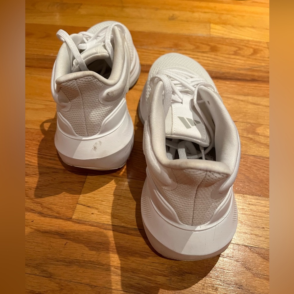 adidas White Mesh Athletic Shoes - Picture 2 of 5